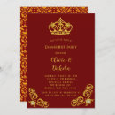 Search for royal engagement party invitations Gold