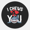 Search for i love sharks stickers Valentives
