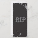 Search for rip halloween invitations Rest in peace