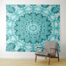 Search for black and white mandala tapestries Abstract