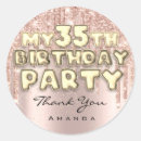 Search for 35th birthday stickers Glitter
