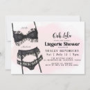 Search for lingerie shower hen party invitations Ooh la la