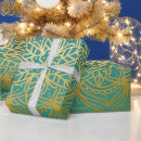 Search for teal and gold wrapping paper Pattern