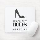 Search for bosses mouse mats Black and white