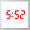 Search for digital clock posters Numbers