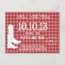 Search for red cowboy boots invitations Country