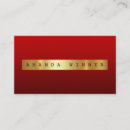 Search for red wine business cards Gold