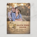 Search for cowboy boot save the dates Barn