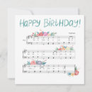 Search for happy birthday sheet music Floral