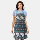 Search for chanukah menorah aprons Blue