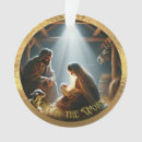 Search for light of the world christmas tree decorations Jesus