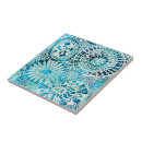 Search for seashell patterns tiles Blue