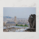Search for notre dame gargoyles postcards Europe