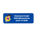 Search for brunette return address labels For kids