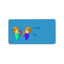 Search for girl twins return address labels Girls