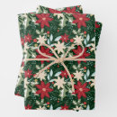 Search for floral christmas wrapping paper Foliage