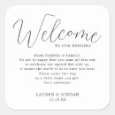 Search for guest bag stickers Out of town guests