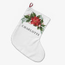Search for poinsettia christmas stockings Floral