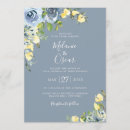 Search for slate blue wedding invitations Chic