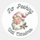 Search for peeking stickers No peeking until christmas