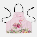 Search for pink flamingo aprons Flowers