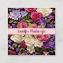 Search for purple flowers business cards Professional