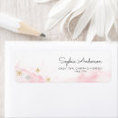 Search for snowflake baby shower return address labels Pink