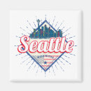 Search for seattle skyline magnets Retro