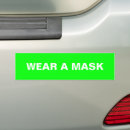 Search for mask bumper stickers Wear a mask