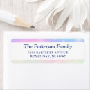 Search for rainbow birthday return address labels Girl