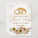 Search for gold ring wedding invitations Boho