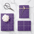 Search for purple and white wrapping paper Retro