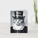 Search for blank birthday cards Cat