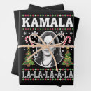 Search for kamala harris wrapping paper Santa