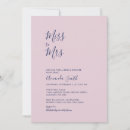 Search for miss to mrs invitations Pink