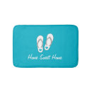 Search for flip flop bath mats Turquoise