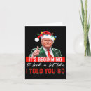 Search for beginning look like christmas cards President