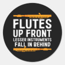 Search for flute player stickers Musical