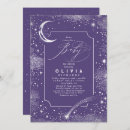 Search for starry baby shower invitations Crescent moon
