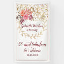 Search for pink gold 50th birthday party decor Script