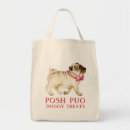 Search for pug tote bags watercolor