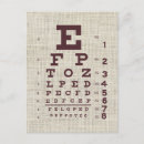 Search for eye chart postcards Optometrist