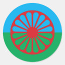Search for roma flag stickers Romany