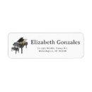 Search for piano return address labels Pianist