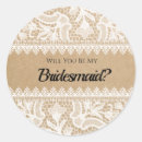 Search for bridesmaid proposal stickers Elegant