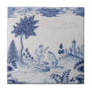 Search for vintage angel on tiles Blue