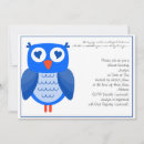 Search for blue owl invitations Heart