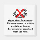 Search for no meat magnets Vegan