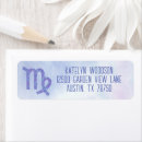 Search for zodiac return address labels Cute