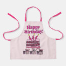 Search for kids birthday party aprons Cute